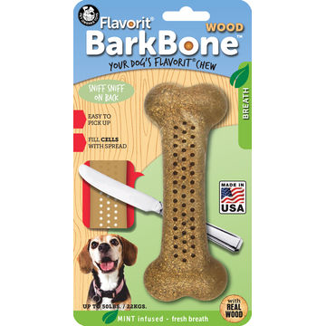 Voorwoord verwennen matras Barkbone Boomschors botten voor honden met gaatjes om te vullen