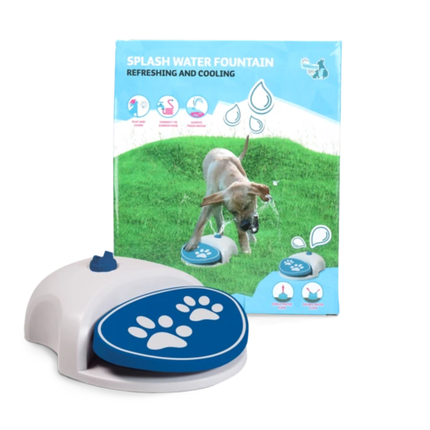 Waterfontein voor honden - Dierenoppas | Webshop bijzondere huisdier producten!