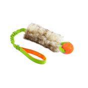 Trekspeelgoed hond tug toy groen oranje