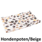 Hondendeken fleecedeken hond beige