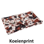 Hondendeken fleecedeken hond koeienprint