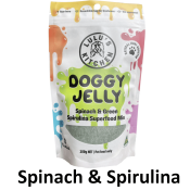 Lulu's Kitchen Jelly Superfood voor honden spinach Spirulina