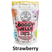 Lulu's Kitchen Jelly Superfood voor honden strawberry