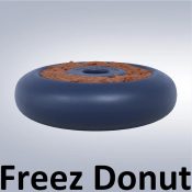 Freezbone freez donut hond blauw