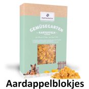 Gedroogde groenten hond aardappel