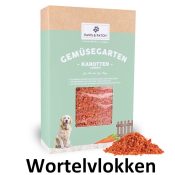 Gedroogde groenten hond wortel