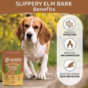 Iepenschors poeder hond Slippery Elm Poeder voor Honden Darmen, Gewrichten, Jeuk