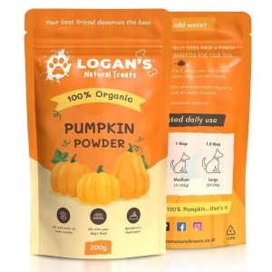 Organic pumpkin powder pompoen poeder gevriesdroogd hond supplement diarree
