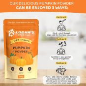 Organic pumpkin powder pompoen poeder gevriesdroogd hond supplement gebruik