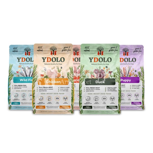 Ydolo Healthy Pure hondenbrok brokjes hypoallergeen semi moist aanbieding