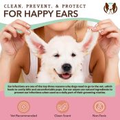 Ear wipes hond natte doekjes hond oorontsteking vieze oren gist in oor