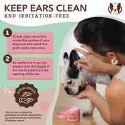 Natural Dog company Ear oor wipes hond natte doekjes hond oorontsteking vieze oren