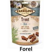 Carnilove zachte snoepjes koekjes hond Forel