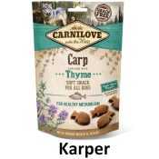 Carnilove zachte snoepjes koekjes hond Karper