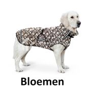 Hondenjas regenjas hond softshell bloemen