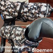 Softshell regenjas hond hondenjas bloemen stof