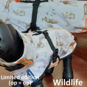 Softshell regenjas hond hondenjas teckel stof wildlife stof